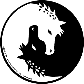 Horse-Yin-Yang-Static-Cling-(5126)