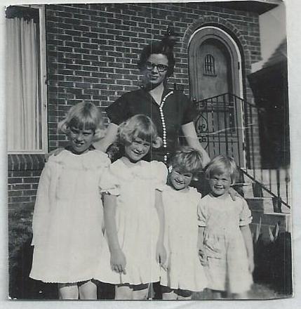 I'm on the left. We always lined up "in order."