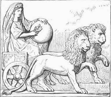 Image: allempires.com. The Virgin Mary guarded by 2 lions /in the 11th century basilica in the center of town, 
