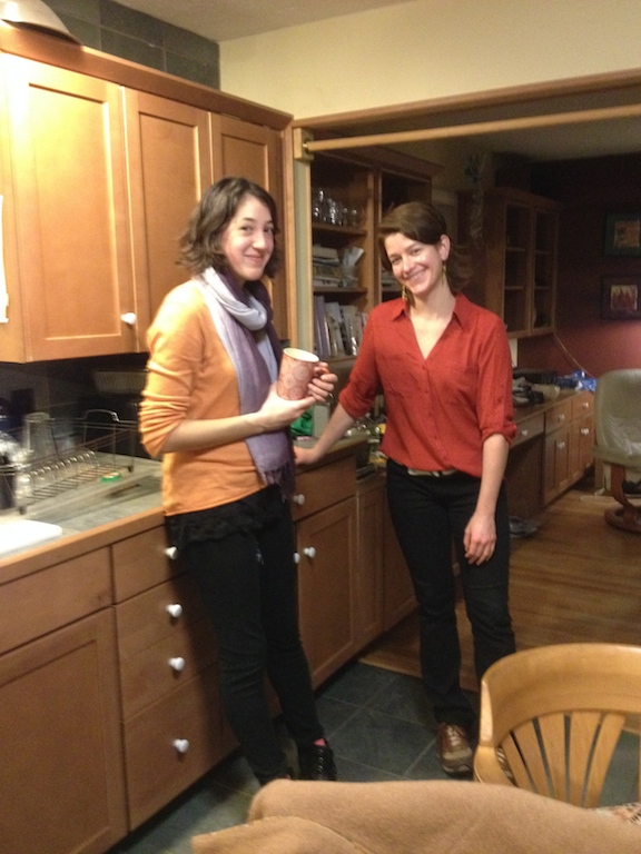 Brie and neighbor Jen