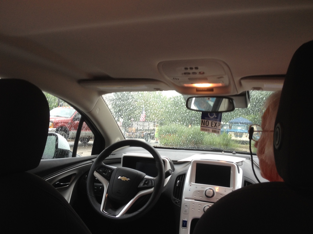 in car