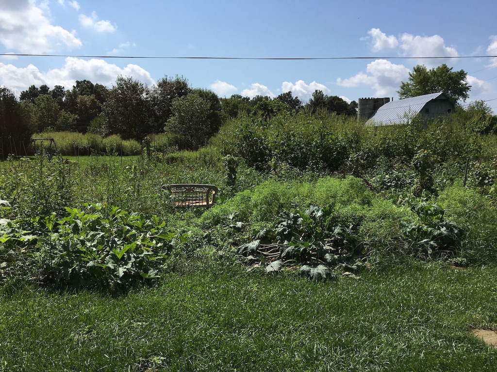 garden and barn