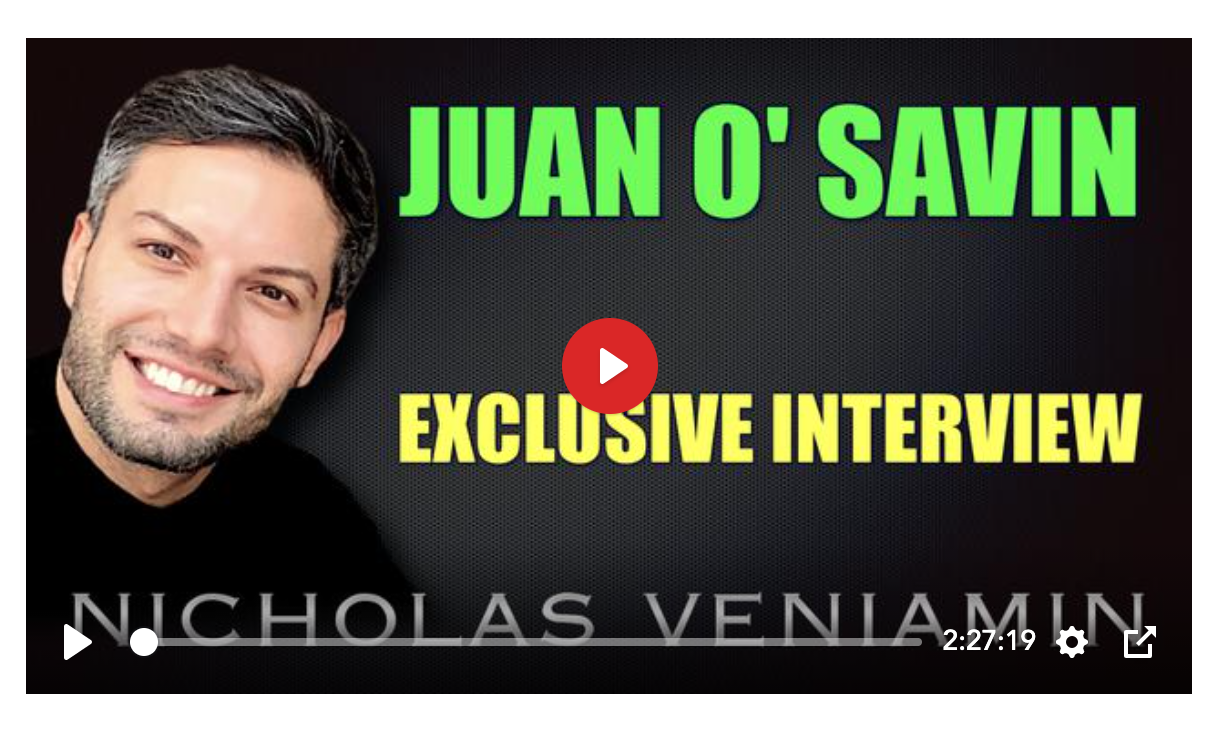 JUAN O SAVIN does it again. Thank you!