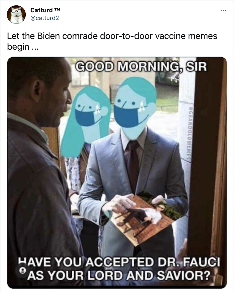 Biden Administration door to door jabs? ARE YOU KIDDING ME?